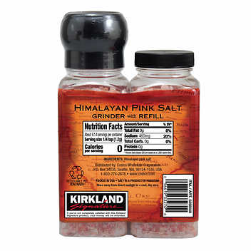 Kirkland Signature 喜马拉雅粉红盐，研磨器带笔芯，26 盎司