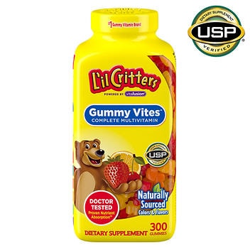 L'il Critters ，小熊儿童维生素软糖300 粒