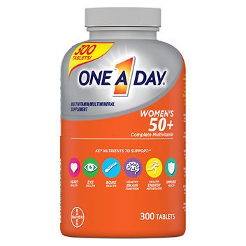 ONE A DAY一天一粒女性 50+ 健康优势复合维生素，300 片