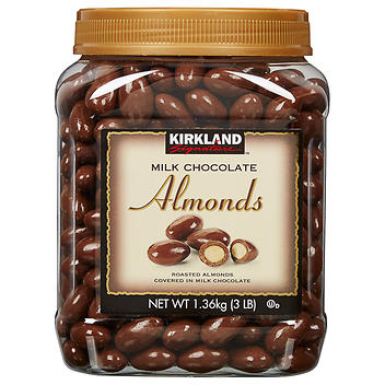 Kirkland 招牌杏仁，牛奶巧克力，3 磅