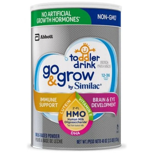 Similac Go & Grow Non-GMO 含 2'-FL HMO 奶基粉末幼儿饮料（40 盎司  1-3岁
